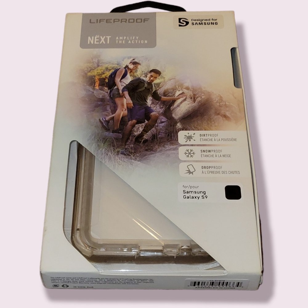 LIFEPROOF Next Series Drop Proof Case for Samsung Galaxy S9 - Clear/Black - NEW